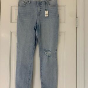 Express Light Wash Skinny Jeans